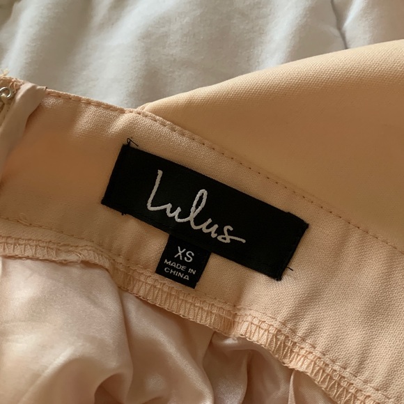 Pink high neck backless skater dress - Picture 9 of 9